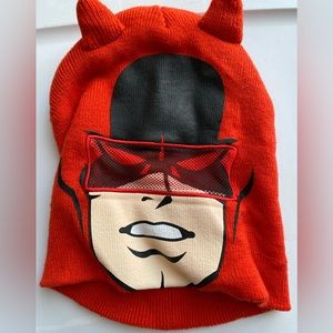 Daredevil Flip-Down Beanie Mask Hat 1 size, Adult Marvel